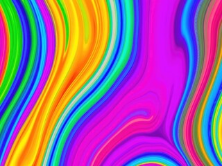 Obraz premium A vibrant and colorful rainbow pattern on a blurred background, vivid, pattern, colorful
