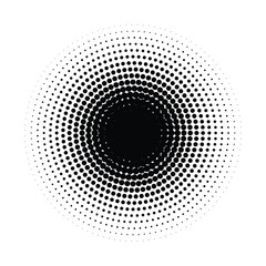 Set of black halftone dots backgrounds. vector modern dots halftone,Pop art comic style gradient circle halftone set Vector isolated on white background dots pattern. vector ilustration