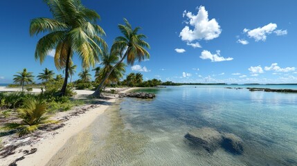 Tranquil Tropical Beach Scene
