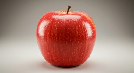 Red Apple Fruit Shiny Juicy Healthy Sweet Delicious Food Photography