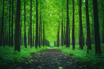 Obraz premium Teak Forestry