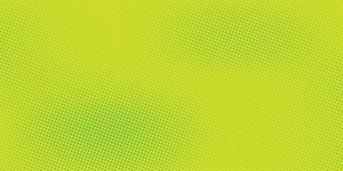 Dots halftone yellow green color pattern gradient texture background. vector ilustration