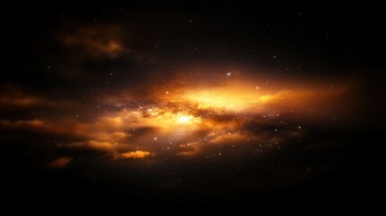 Fototapeta premium Breathtaking Cosmic Scene Featuring Vibrant Clouds and Twinkling Stars in a Dark Sky