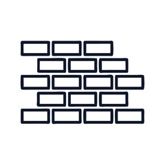 brick wall icon design