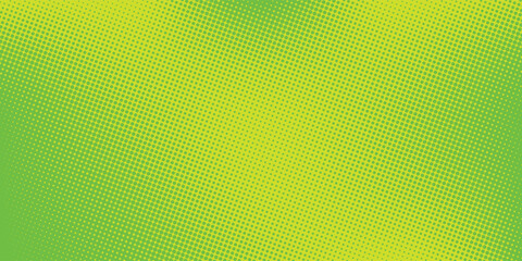 Dots halftone yellow green color pattern gradient texture background. vector ilustration