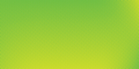 Dots halftone yellow green color pattern gradient texture background. vector ilustration