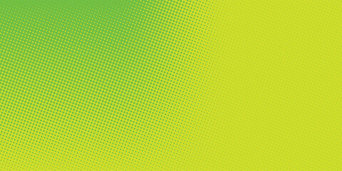 Dots halftone yellow green color pattern gradient texture background. vector ilustration