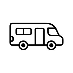 camper van icon design
