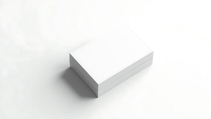 3d render of a cube with shadow