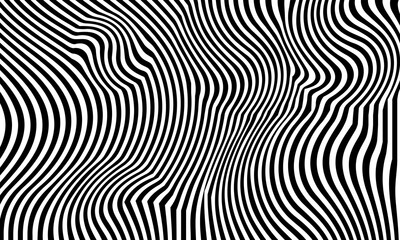 zebra print pattern as a seamless abstract black stripes decoration vector or as a drawing element and ornament graphic design for pretty illustraton. Vertical style isolated on white background