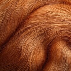 Fototapeta premium Macro shot of beaver fur nature setting wildlife rich dark brown tones close-up view animal texture