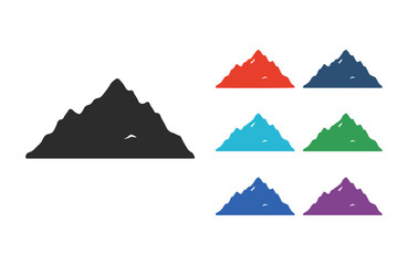  Modern Minimal Mountain Scene Graphics  
