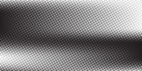 Grunge halftone gradient background. Faded grit noise texture. White and black sand wallpaper. Retro pixelated backdrop. Anime or manga style comic overlay.