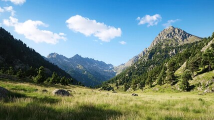 Fototapeta premium Mountain Valley Landscape