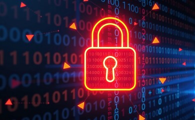 A shield and padlock symbolizing robust protection against computer viruses, ensuring secure and safe digital experiences.