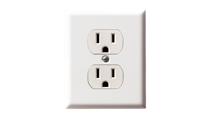 electrical outlet on a transparent background