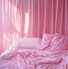 colourless pink ideas sleep furiously, bed pink