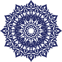 Fototapeta premium Beautiful flower art and mandala vector design