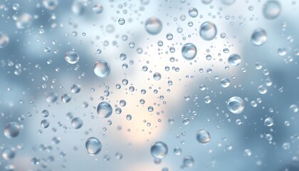 Stunning Water Droplets Background Image for Design