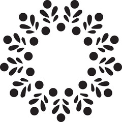 Beautiful flower art and mandala vector design