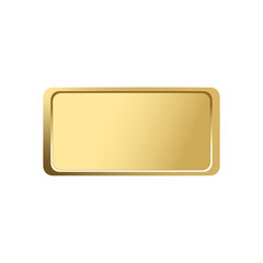 Golden plate Golden vector golden name plate golden shape golden eps file golden shape