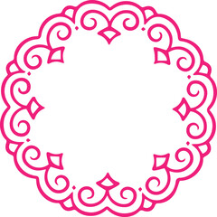 Beautiful flower art and mandala vector design