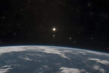 Fototapeta premium sky with stars