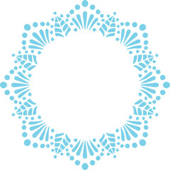 Beautiful flower art and mandala vector design