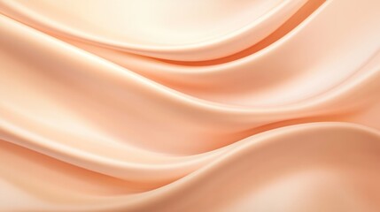 Fototapeta premium Soft, flowing fabric in warm tones, creating a serene and elegant aesthetic.