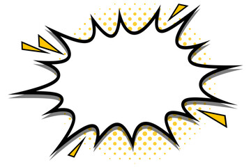 アメコミ爆発ふきだし