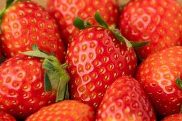 イチゴのクローズアップ