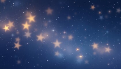 Naklejka premium Celestial Night: A Dreamy Starry Sky