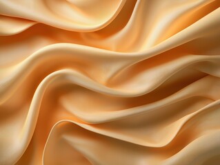 Obraz premium Abstract background of wavy beige fabric