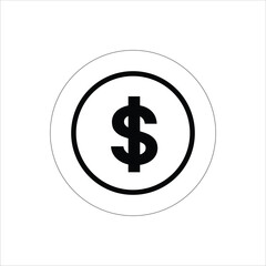 Design dollar icon coin