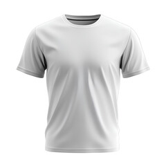 Blank White Mens Short Sleeve Crew Neck TShirt Mockup Template