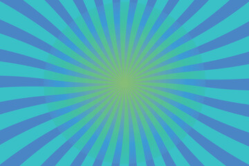 Vibrant Radial Gradient Background in Teal and Light Green