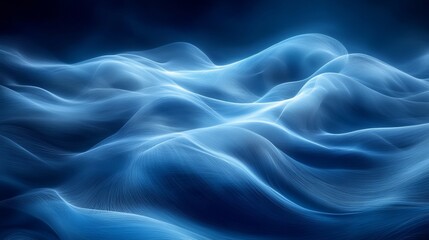 Obraz premium Blue Energy Wave