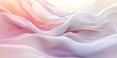 Fototapeta premium Delicate Flowing Abstract Design
