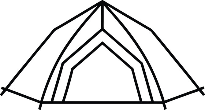 recommend clip art: Camping tent outline vector, Camping tent line art drawing