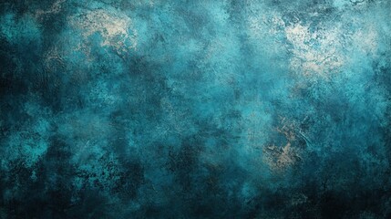Obraz premium Teal Blue Textured Background Abstract Paint Wall