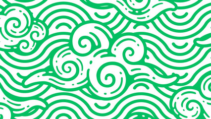 Fototapeta premium Celestial Drift A Harmonious and Dreamlike Abstract Background Illustrating the Gentle Motion of Wind, Clouds, Ocean Waves, and the Infinite Flow of Air and Water