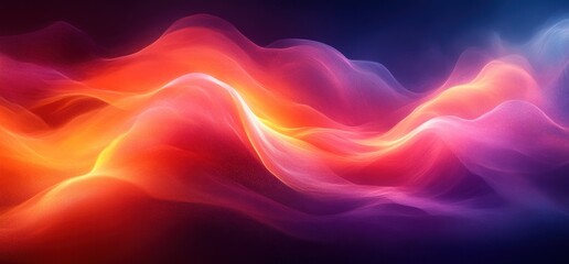 Fototapeta premium Vibrant Gradient Background Smooth Orange Pink Purple Abstract Textured Summer Banner Design
