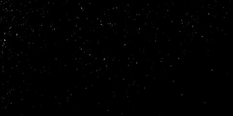 Amazing starry sky at night, banner design. The stars are like small bright lights.