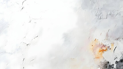 Abstract white grey texture painting, art background