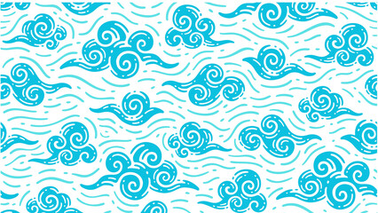 Celestial Drift A Harmonious and Dreamlike Abstract Background Illustrating the Gentle Motion of Wind, Clouds, Ocean Waves, and the Infinite Flow of Air and Water