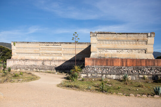 Archaeological zone of the Zapotec culture located in the municipality of San Pablo Villa de Mitla in the Oaxaca region in Mexico.