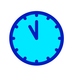 11 am/pm clock duo tone icon