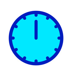 12 am/pm clock duo tone icon