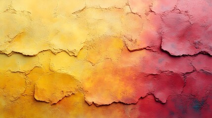 Obraz premium A gradient of bold mustard yellow merging with earthy terracotta.