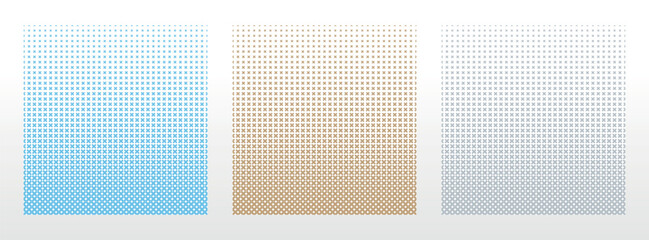 Set of abstract geometric patterns. Modern vector backgrounds. Colored ornaments Graphic modern patterns Simple lattice graphic design